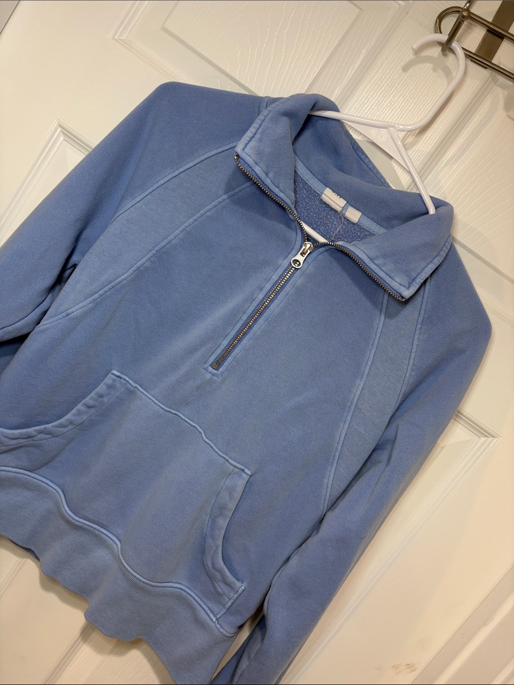 GAP Light Blue Half-Zip Pullover Sweatshirt